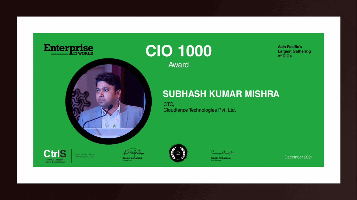 CIO1000 APAC Award