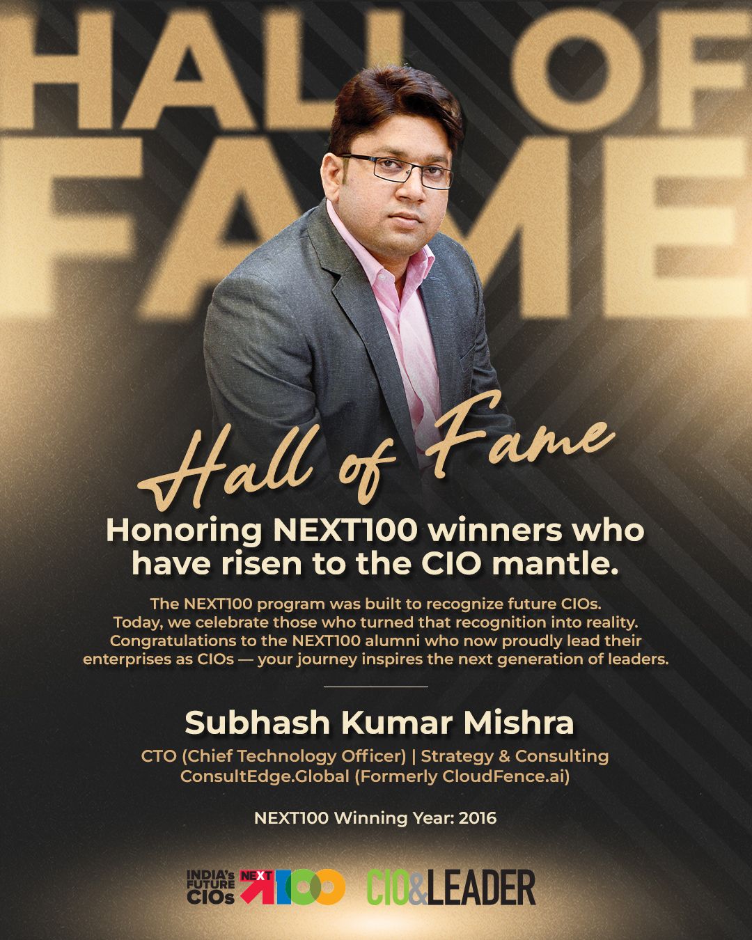 Next 100 CIO Leadership Award
