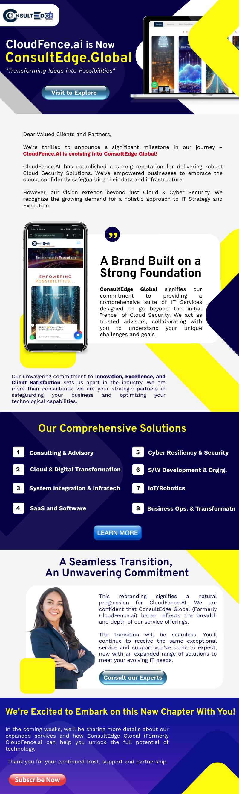 ConsultEdge Global Celebrates Rebranding and Third Anniversary!
