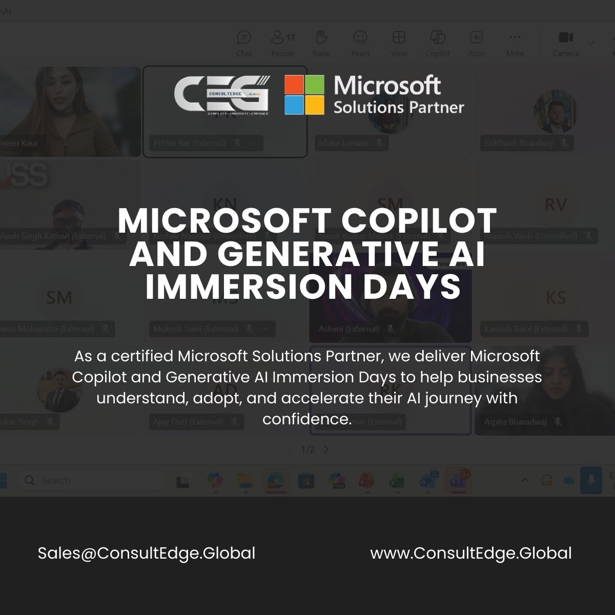 Secure & Scalable AI: Microsoft Copilot Immersion Days