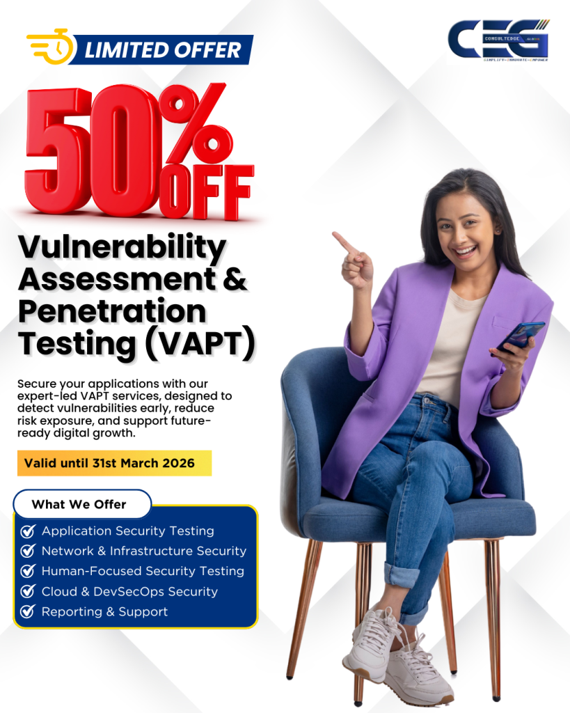 VAPT Services | 50% Off Penetration Testing | ConsultEdge Global